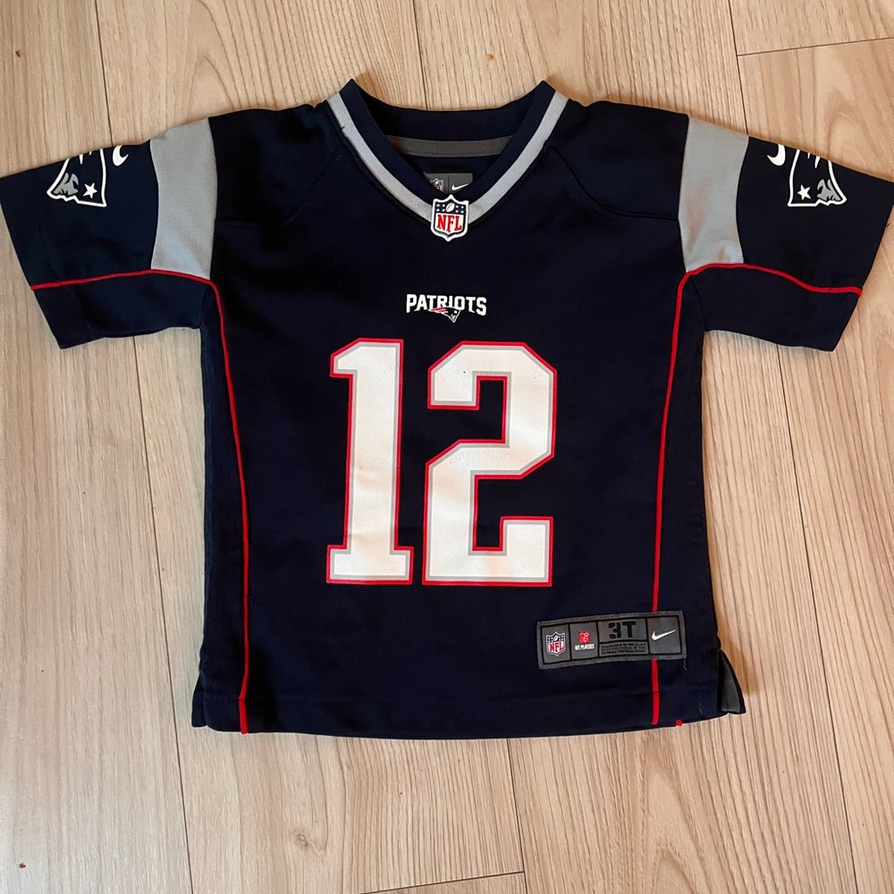Toddler Official NFL Patriots Tom Brady Jersey